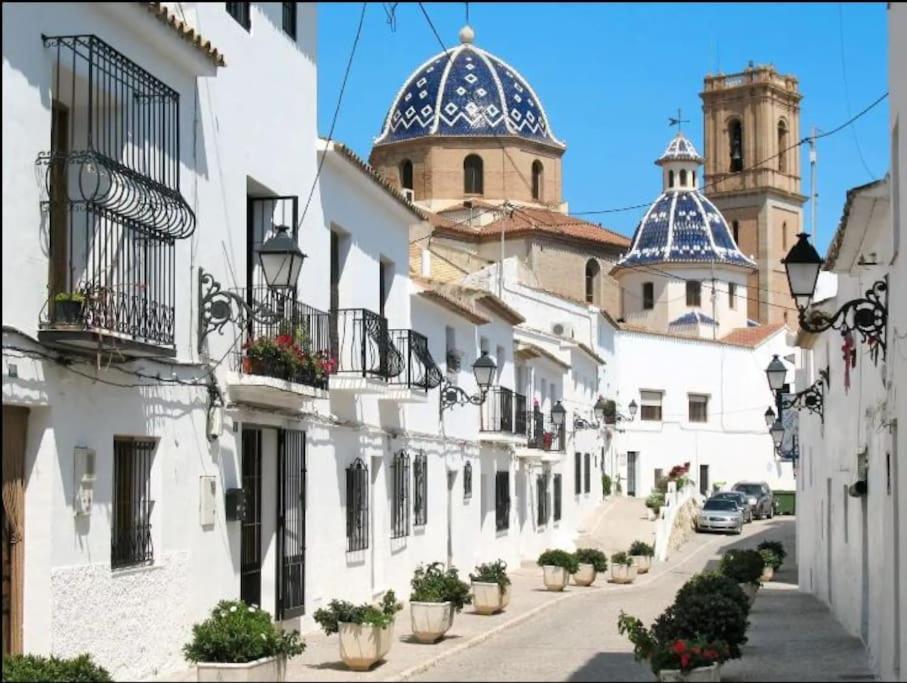 Pueblo Mascarat Con Vista Al Mar Appartement Altea la Vieja Buitenkant foto